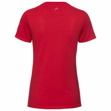 Head Tennis Shirt Club Lisa (Polyester/Cotton) Red Women